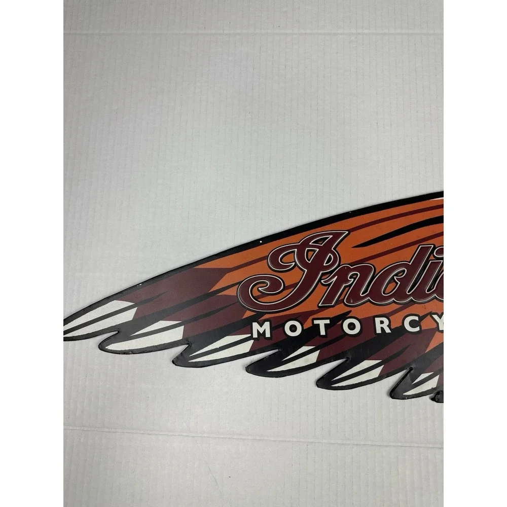 INDIAN MOTORCYCLE CHIEF Metal Display Harley Scout Vintage Style MAN CAVE